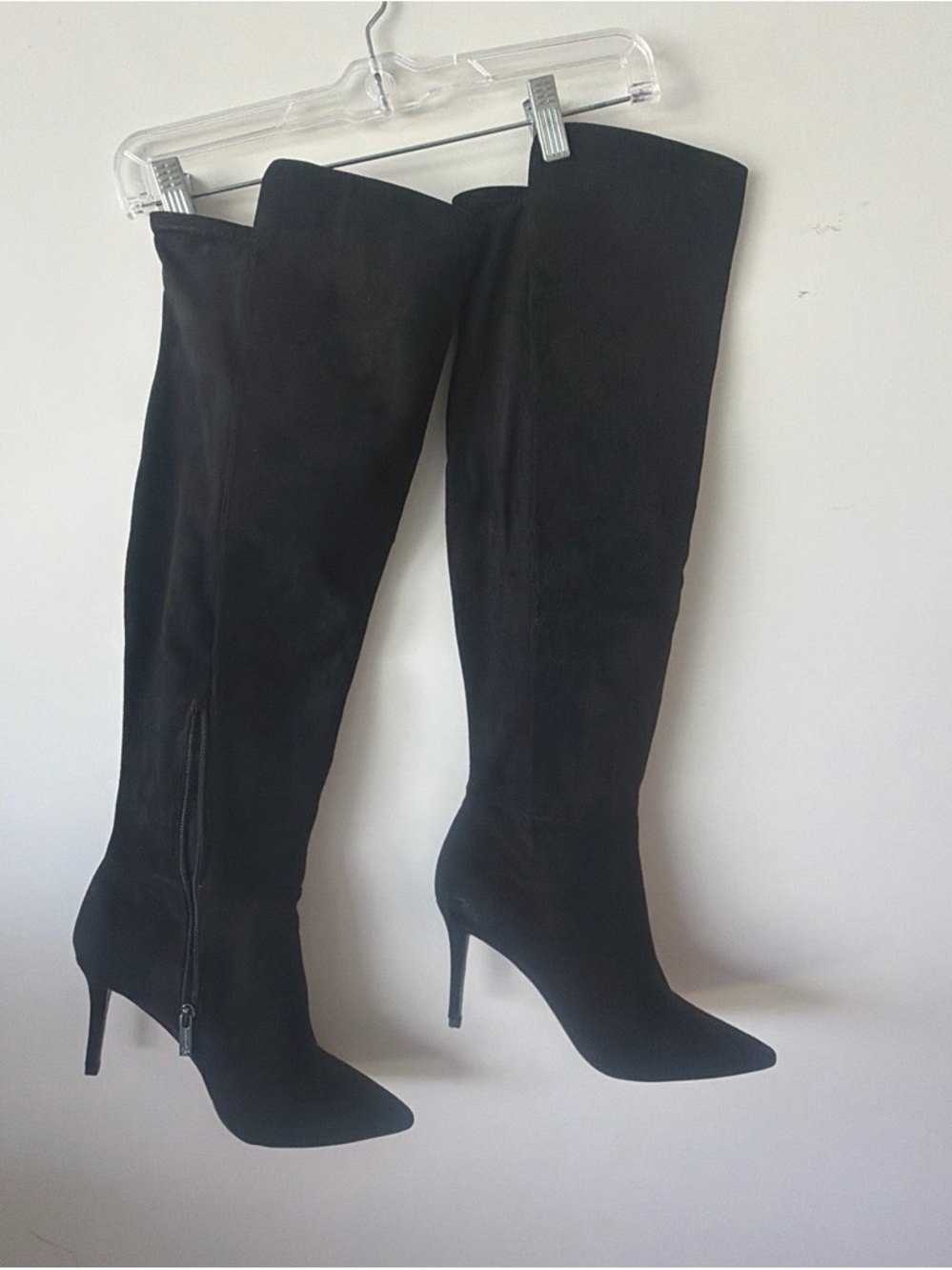 Jessica Simpson Black Over-the-Knee Pointed-Toe Stiletto Boots